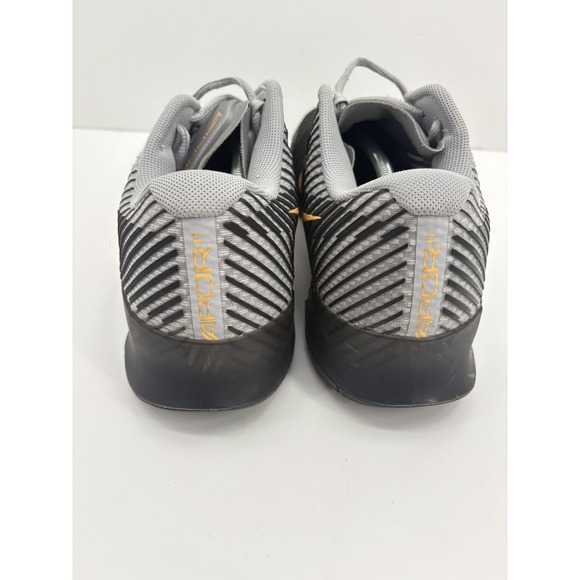 Nike Court Air Zoom Vapor 11 HC Tennis Shoes Wolf Grey Laser Orange, Men's 14 - Picture 7 of 12